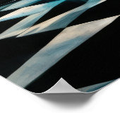 Diner mit Jukebox aus den 50er Jahren Poster (Ecke)