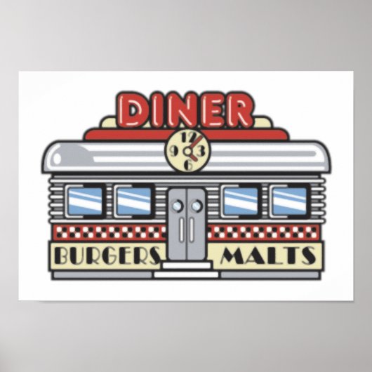 Diner Poster (Vorne)