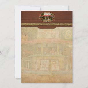 Diner - Probieren Sie unsere 25 Cent Platte 1940 Einladung