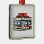 Diner Retro Vintag Art Ornament Aus Metall (Rechts)