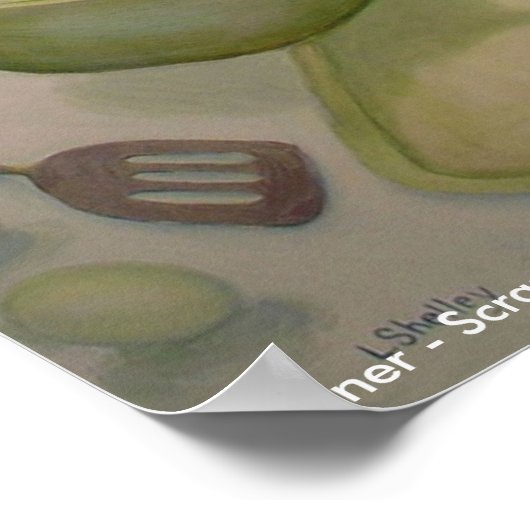 Diner - scr. eier & bacon - Lora Shelley Poster (Ecke)