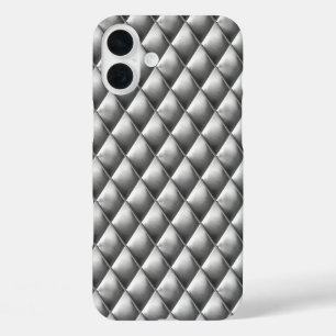 Diner Style Chrome Harlequin Pattern iPhone 16 Plus Hülle