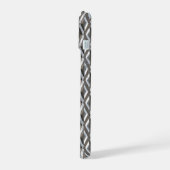 Diner Style Chrome Harlequin Pattern iPhone 15 Hülle (Linke Seite)