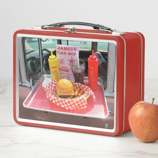 Diner-Tag Metall Brotdose (Beispiel)