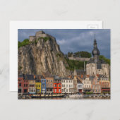 Diner town view by beautiful sunset, Belgien Postkarte (Vorne/Hinten)