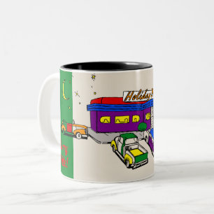 Diner Two-Tone-Tasse Zweifarbige Tasse