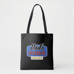 Diner-Zeichen von Vater - Geschenk für Vater Tote Tasche