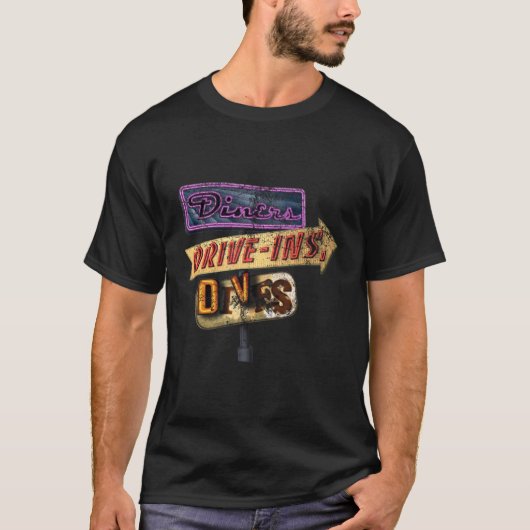 Diners fahren in und tauchen T-Shirt (Vorderseite)