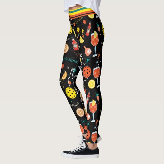 Diners und 🍾 🥂 Drinks - Pickleball Leggings (Links)