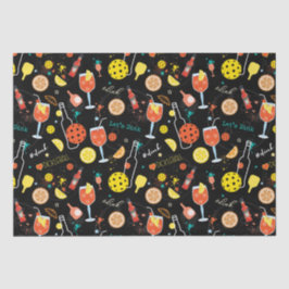 Diners und 🍾 🥂 Drinks - Pickleball  Seidenpapier