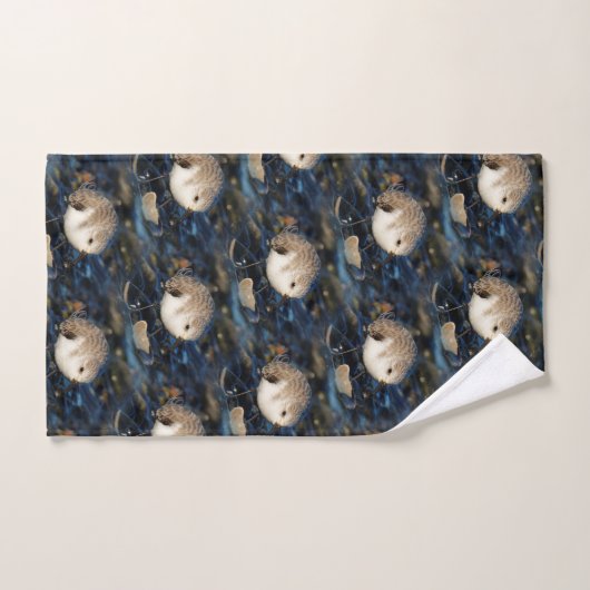 Dines auf Clam am Strand vergeuden Badhandtuch Set (Handtuch)