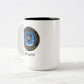 DINFOS Zwei-Tone-KAFFEE-TASSE Zweifarbige Tasse (Vorderseite Links)