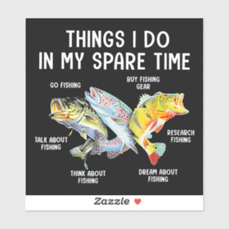 DING, DAS ICH IN MEINER FREIZEIT TUE AUFKLEBER