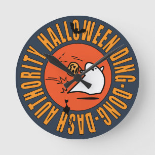 Ding-Dong-Dash Acrylic Wall Clock Runde Wanduhr