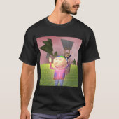 Ding-Dong Klingel Johnny und Papa T-Shirt (Vorderseite)