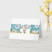 Ding Duck wird bald gut Karte (Gelbe Blume)