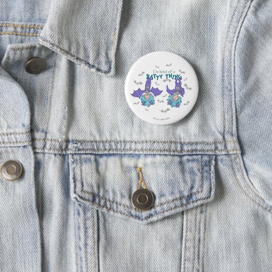 Ding Eins Ding Zwei Eine Art Fledermaus-Ding Button (Beispiel)