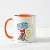 Ding Eins Ding Zwei Frohes Things-Gebend! Tasse (Links)