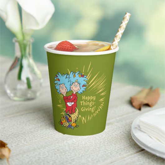 Ding Eins Ding Zwei Happy Things-Giving! Pappbecher (In Situ)