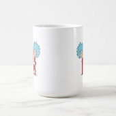 Ding Eins Ding Zwei Ich liebe Dich Kaffeetasse (Mittel)