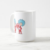 Ding Eins Ding Zwei Ich liebe Dich Kaffeetasse (Vorderseite Links)