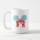 Ding Eins Ding Zwei Ich liebe Dich Kaffeetasse (Links)