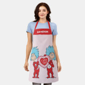 Ding Eins Ding Zwei Ich liebe Dich Schürze (Getragen)