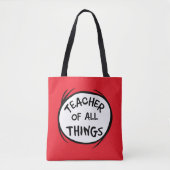 Ding Eins Ding Zwei - Lehrer aller Dinge Tasche (Vorderseite)