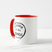 Ding Eins Ding Zwei | Lehrer aller Dinge Tasse (Vorderseite Links)