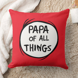 Ding Eins Ding Zwei - Papa aller Dinge Kissen