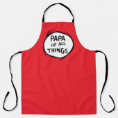 Ding Eins Ding Zwei - Papa aller Dinge Schürze (Vorderseite)
