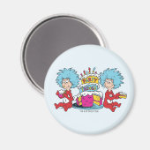 Ding Eins Ding Zwei Party Dinge Magnet (Vorderseite/Rückseite)