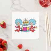 Ding Eins Ding Zwei Party Dinge Serviette (Beispiel)