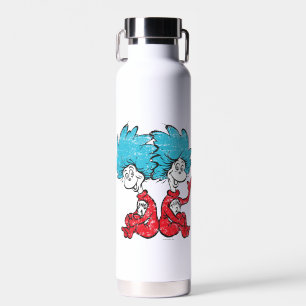 Ding Eins und Ding Zwei Vintage Cat in the Hat Trinkflasche