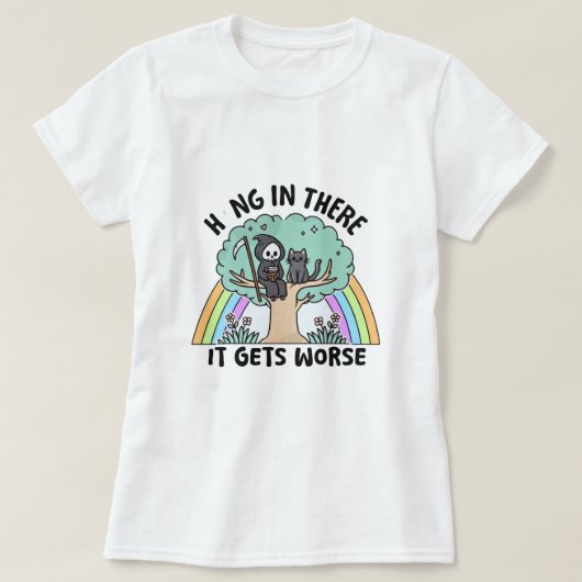 Ding in it wird schlimmer T-Shirt (Design vorne)