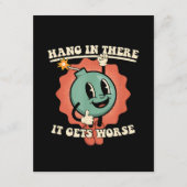 Ding in it's wird schlimmer Funny Cartoon Bomb Begleitkarte (Vorderseite)