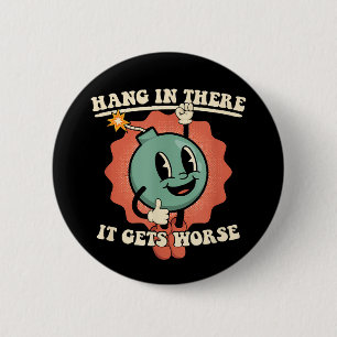 Ding in it's wird schlimmer Funny Cartoon Bomb Button