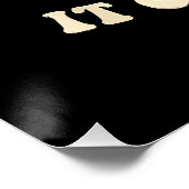 Ding in it's wird schlimmer Funny Cartoon Bomb Poster (Ecke)