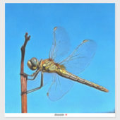 Ding on it Artistic Dragonfly Aufkleber (Blatt)