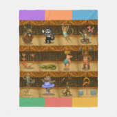 Dingaling Bros Circus acts Fleecedecke (Vorderseite)