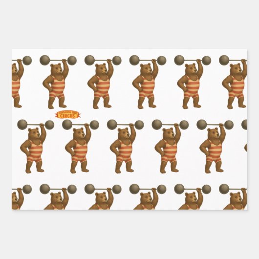 Dingaling Bros Circus acts Geschenkpapier Set (Vorderseite 3)