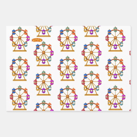 Dingaling Bros Circus acts Geschenkpapier Set (Vorderseite 2)