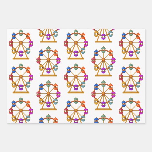 Dingaling Bros Circus acts Geschenkpapier Set (Vorderseite 3)