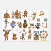 Dingaling Bros Circus acts Geschenkpapier Set (Vorderseite 2)