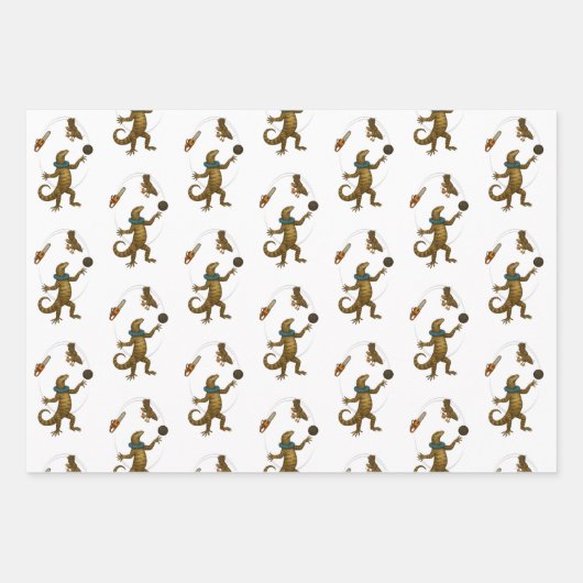 Dingaling Bros Circus acts Geschenkpapier Set (Vorderseite)