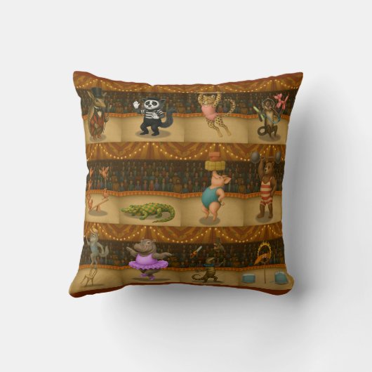 Dingaling Bros Circus acts Kissen (Rückseite)