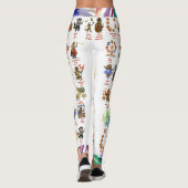 Dingaling Bros Circus acts Leggings (Rückseite)