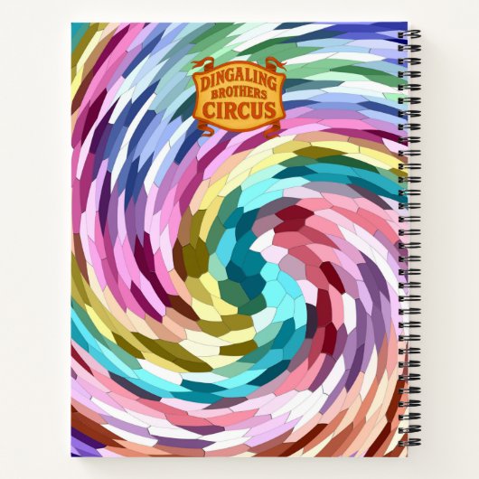 Dingaling Bros Circus acts Notizblock (Rückseite)