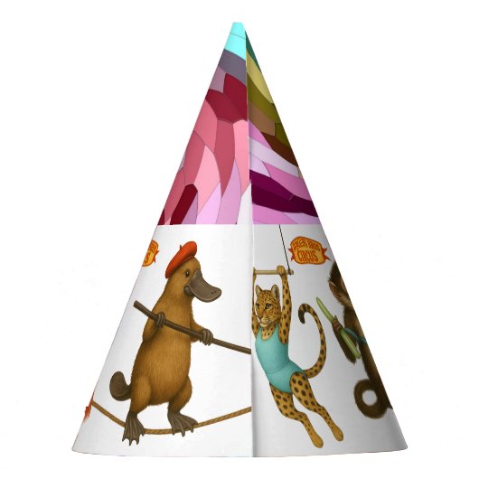 Dingaling Bros Circus acts Partyhütchen (Rückseite)