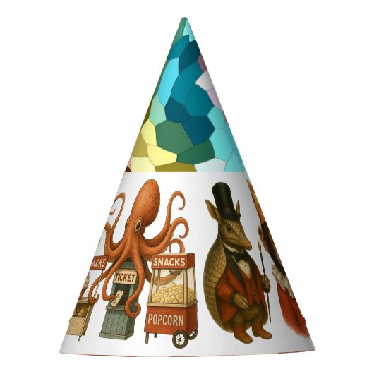 Dingaling Bros Circus acts Partyhütchen (Vorderseite)